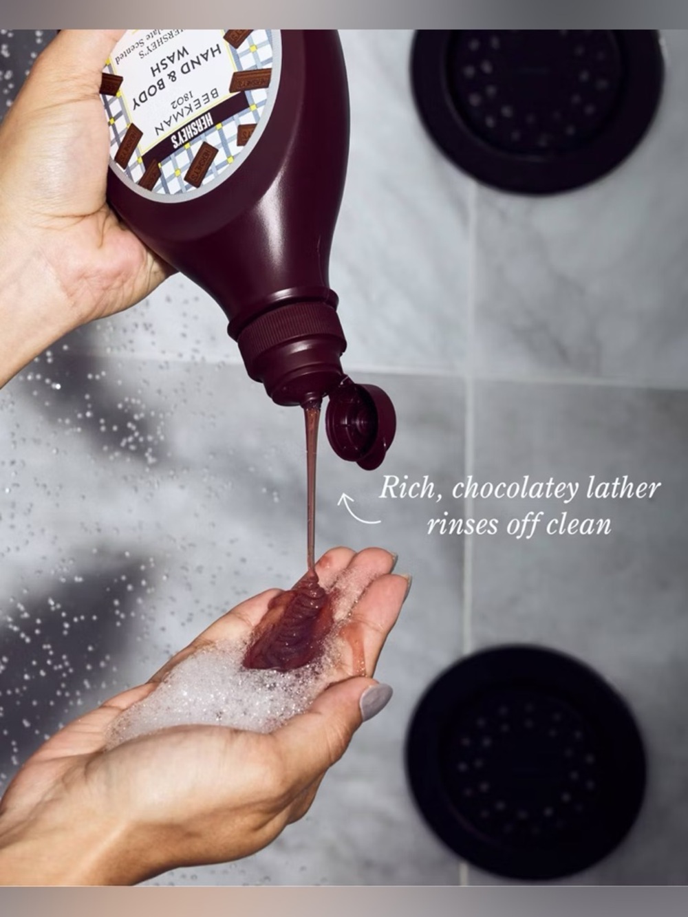Beekman 1802 Hand x Hershey’s Milk Chocolate Hand & Body Wash- limited edition - Picture 3 of 8